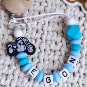 💙Schnullerkette "EGON" 🏍️🩵