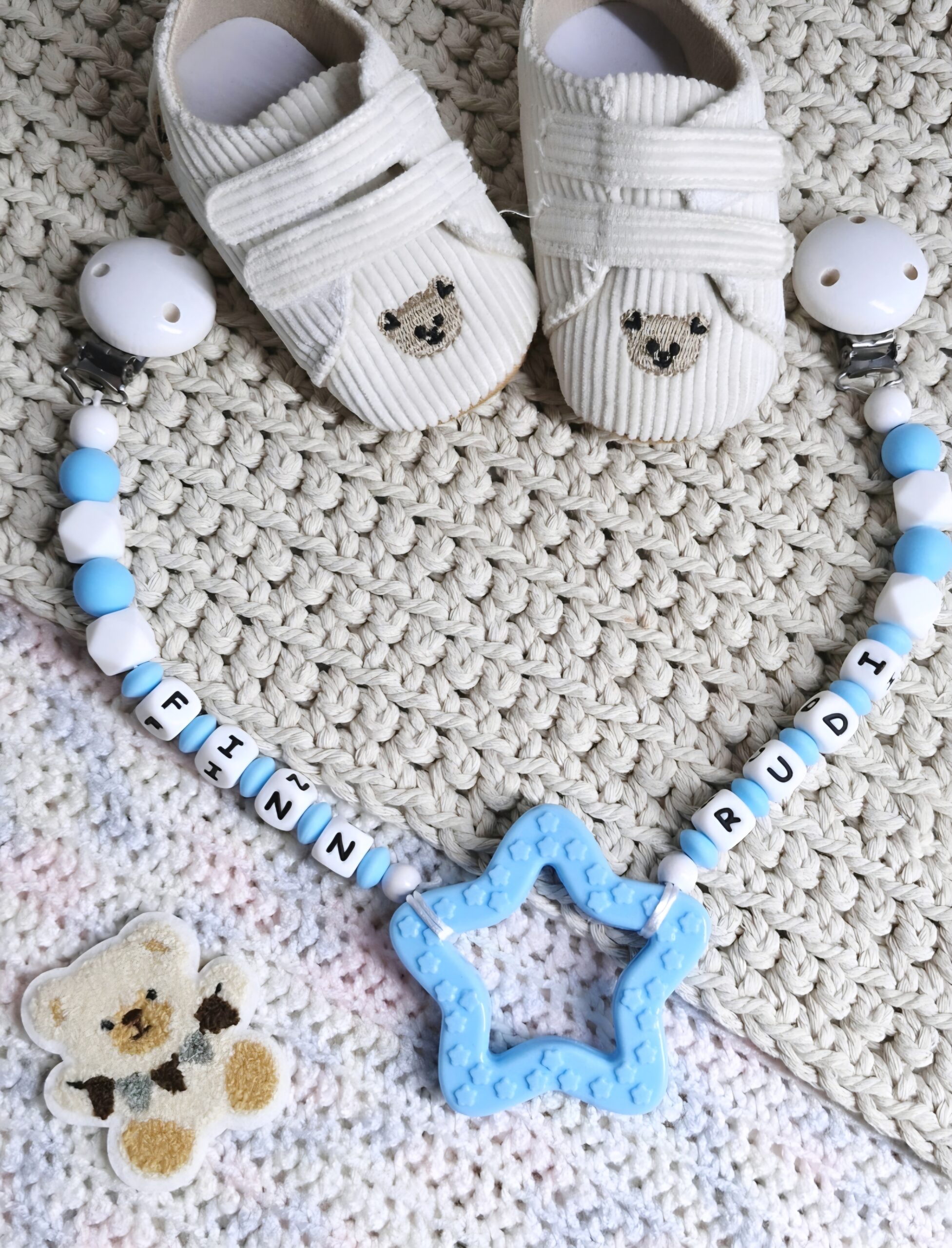 🩵Kinderwagenkette "FINN RUDI"⭐ 🩵