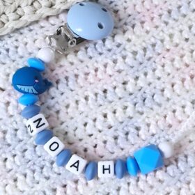 🐳Schnullerkette "NOAH" 💙