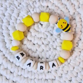 💛Greifring / Beißring "MARA" 🐝💛