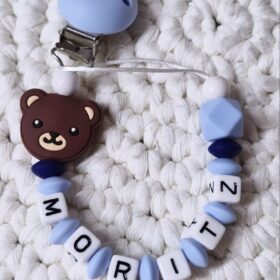 🩵Schnullerkette "MORITZ" 🐻