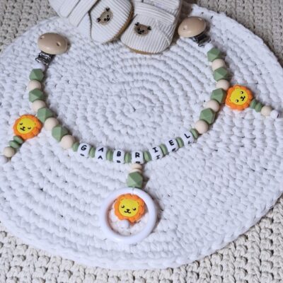 💚Kinderwagenkette "GABRIEL" 🦁💚