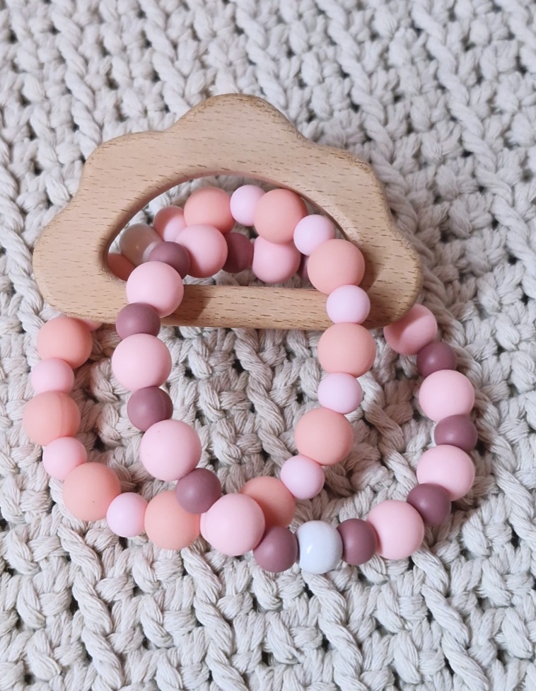 ⛅Holz-Silikon Greifringe 🌈🌳 – Bild 2