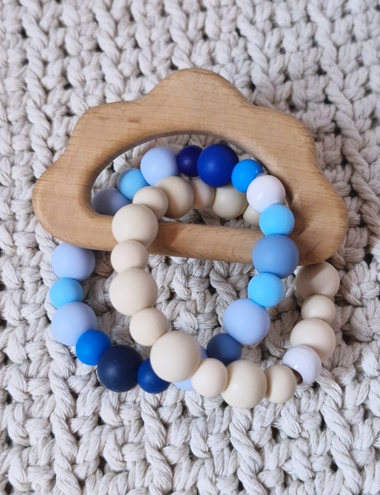 ⛅Holz-Silikon Greifringe 🌈🌳 – Bild 3