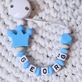 🩵 Schnullerkette "GEORG" 🩵👑