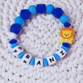 🦁 Greifring / Beißring "FRANZ" 🦁🩵