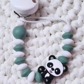 Schnullerkette Panda
