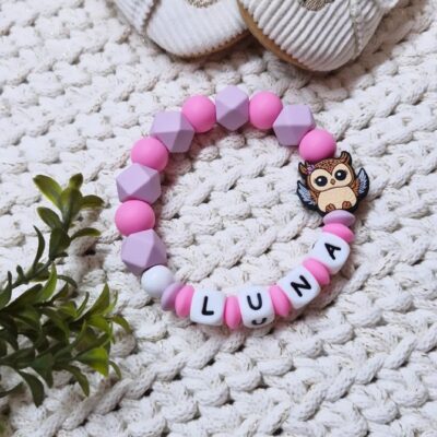 💗Greifring / Beißring "LUNA" 🦉💗