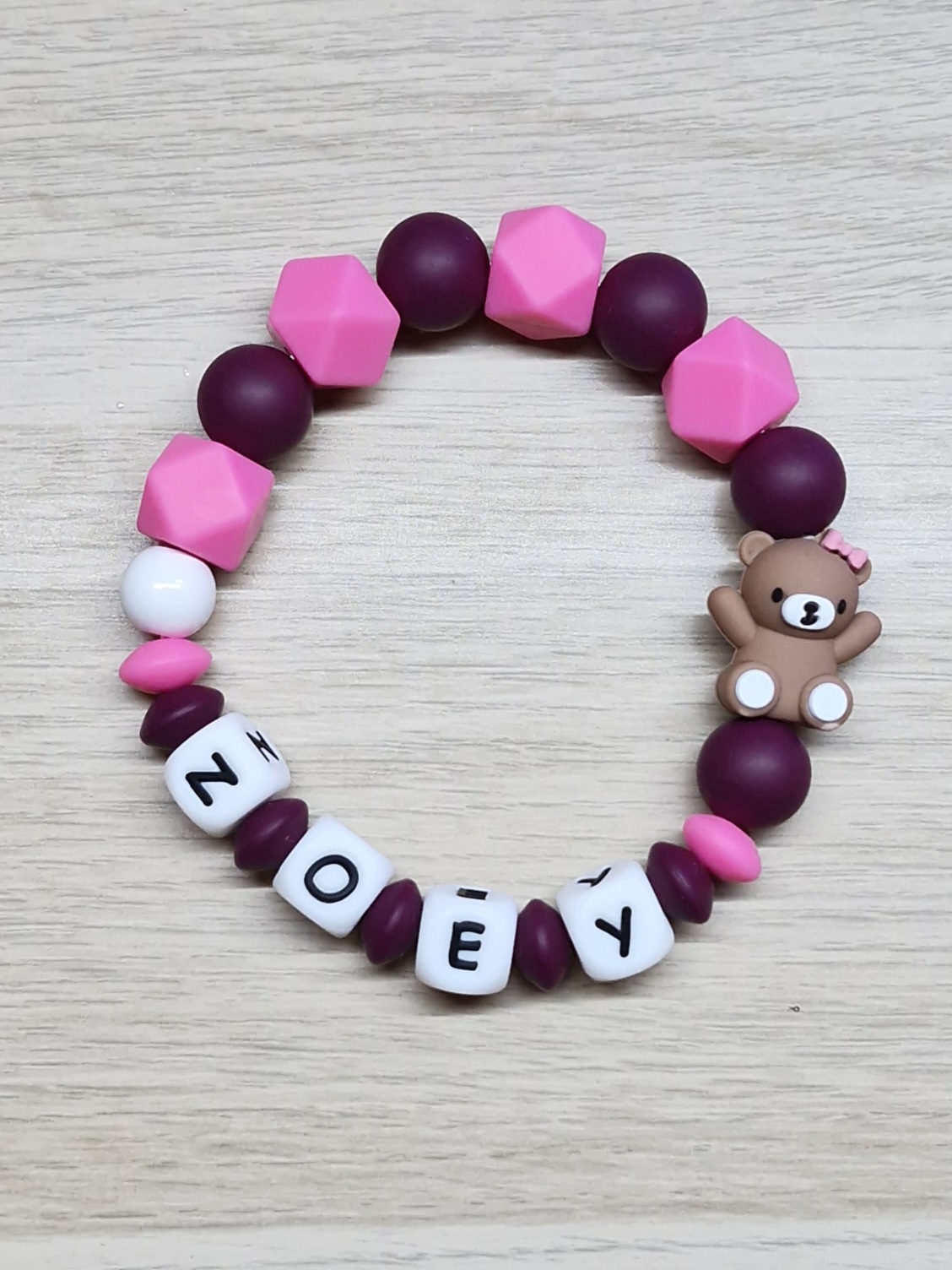 🎀Greifring / Beißring "ZOEY" 🧸🎀