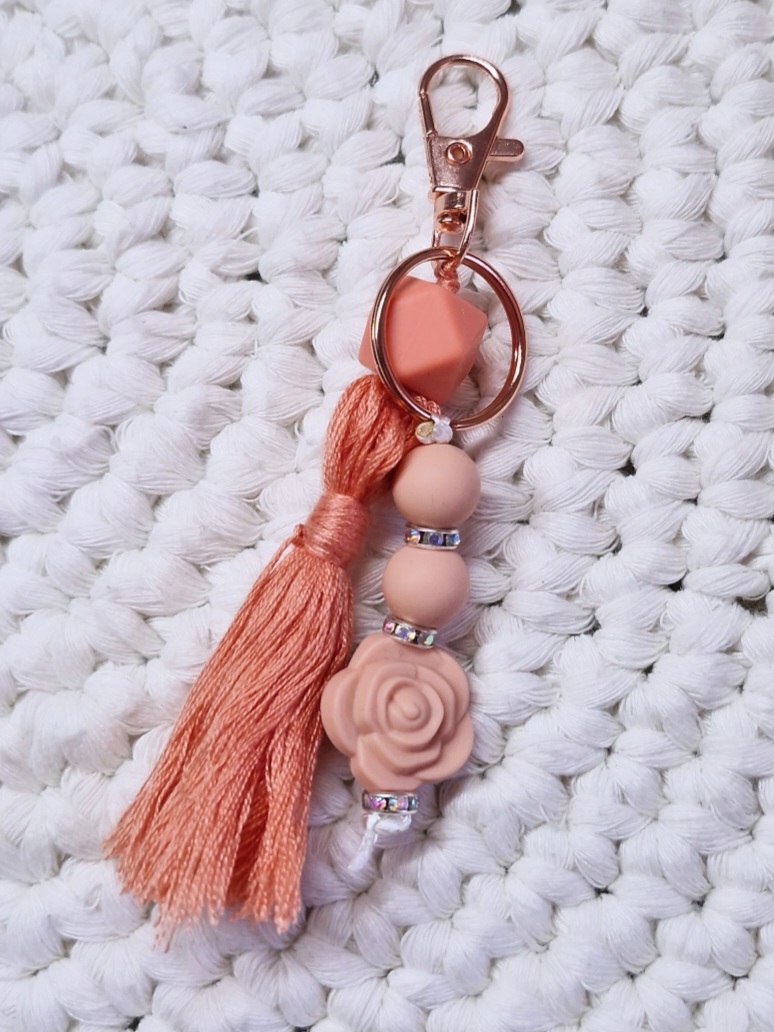 🎀Schlüsselanhänger mit Quaste💗 – Bild 5