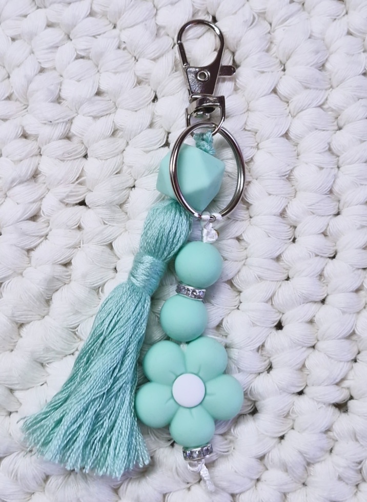 🎀Schlüsselanhänger mit Quaste💗 – Bild 3