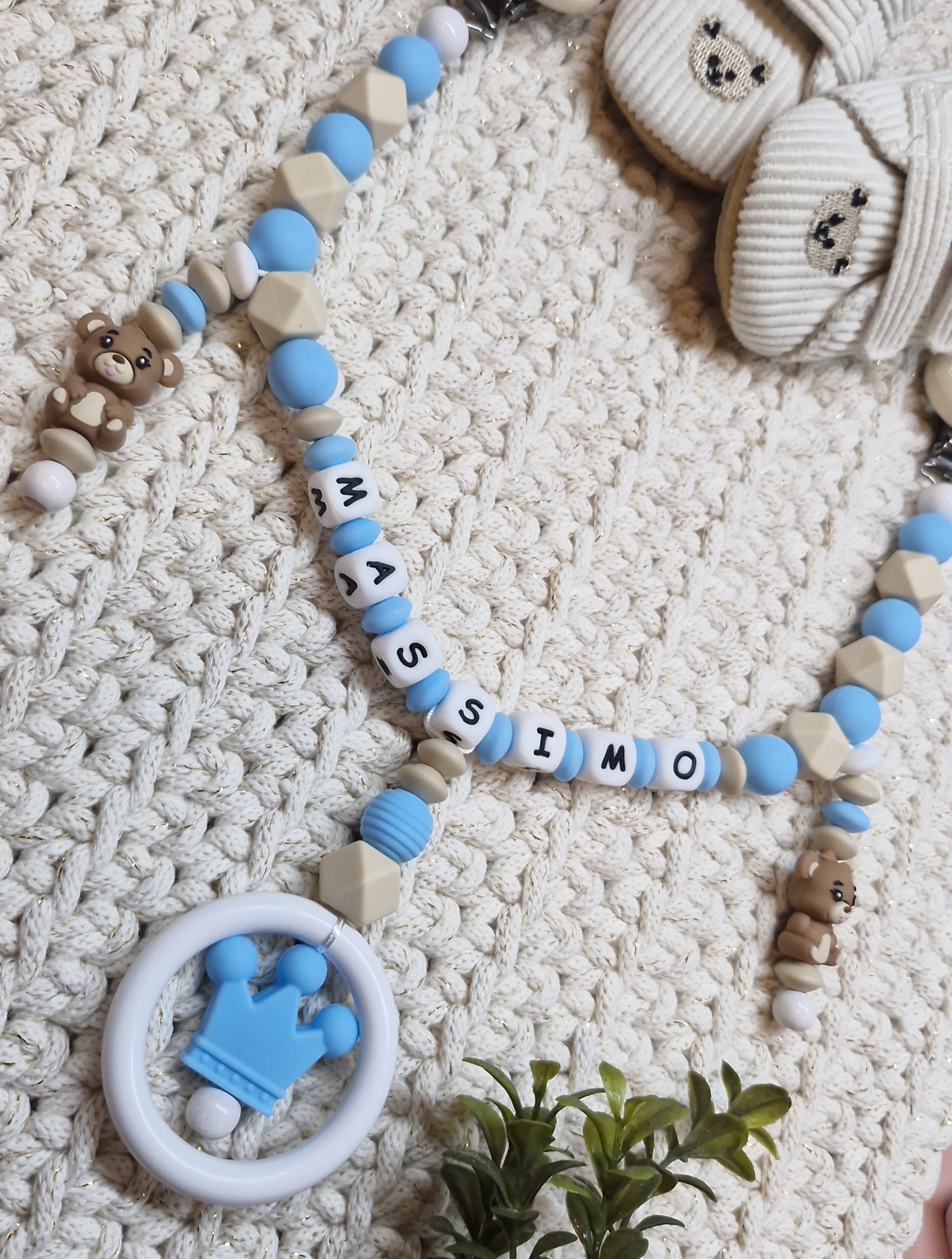 🩵Kinderwagenkette "MASSIMO"🧸 – Bild 2