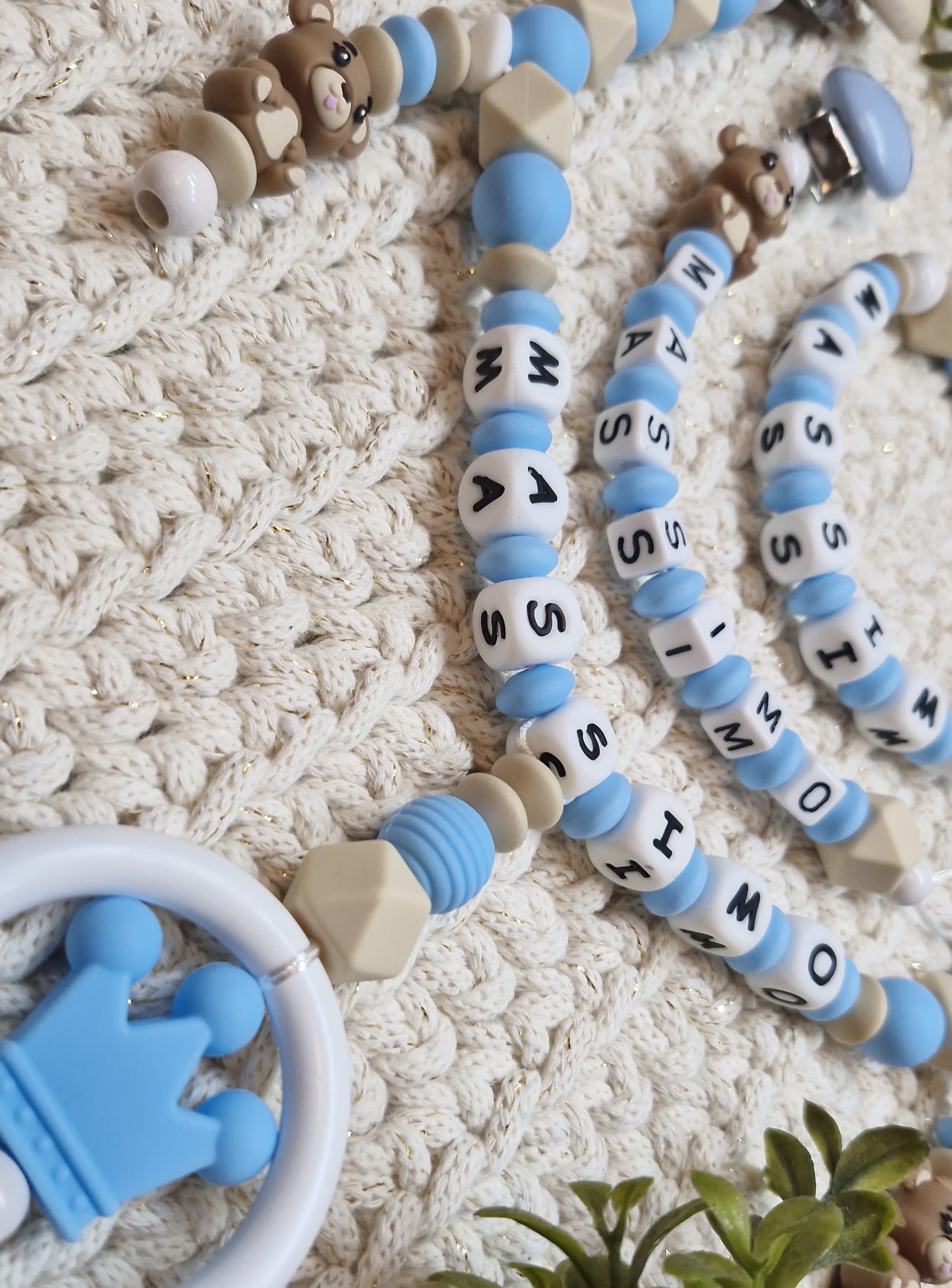 👑🧸 3er-Komplettset "MASSIMO" 🧸👑 – Bild 2