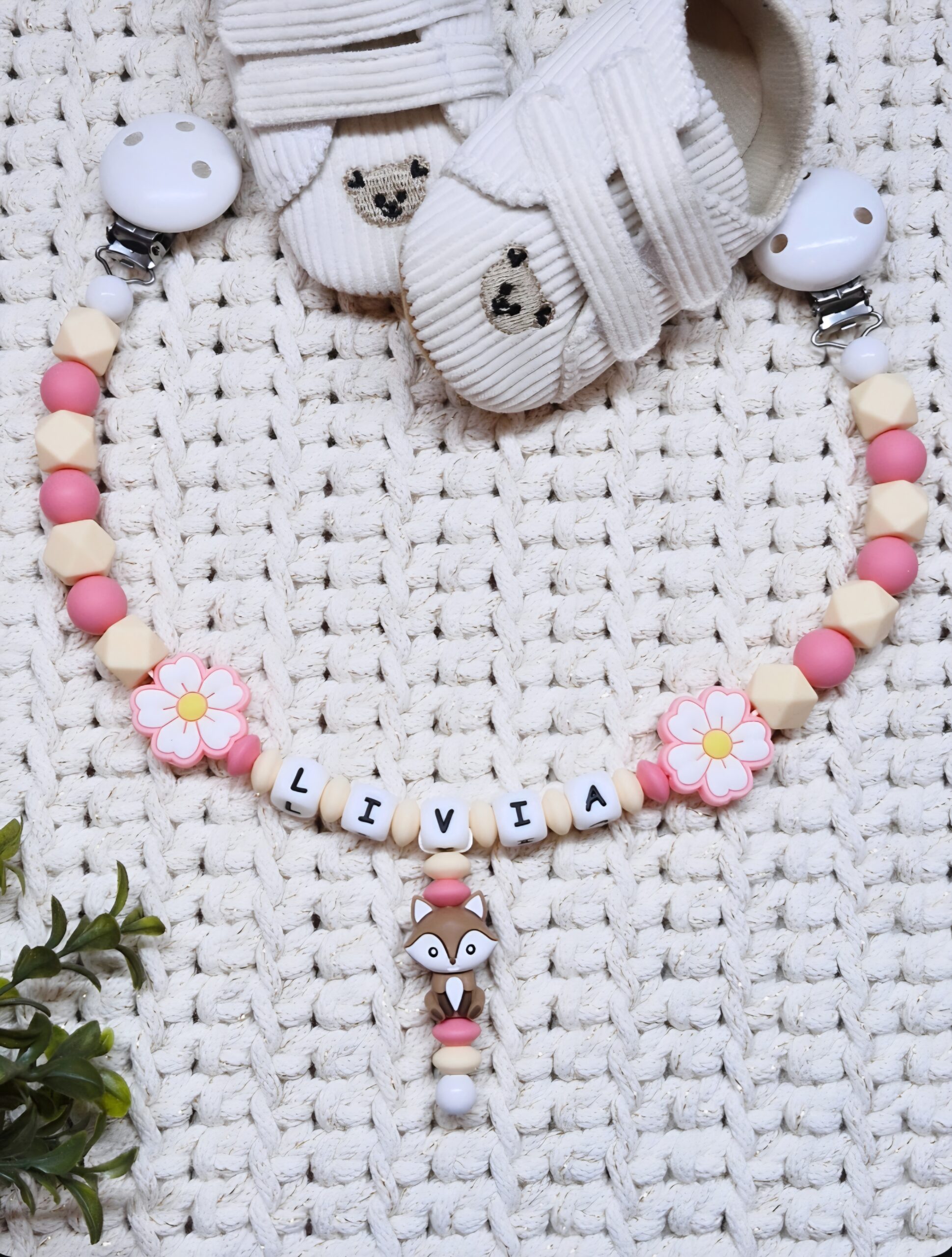 🌸Kinderwagenkette "LIVIA" 🌺🩷