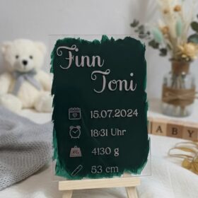 Geburtstafel "ECKIG"