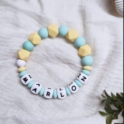 💛Beißring/ Greifring "MARLON"💛💚