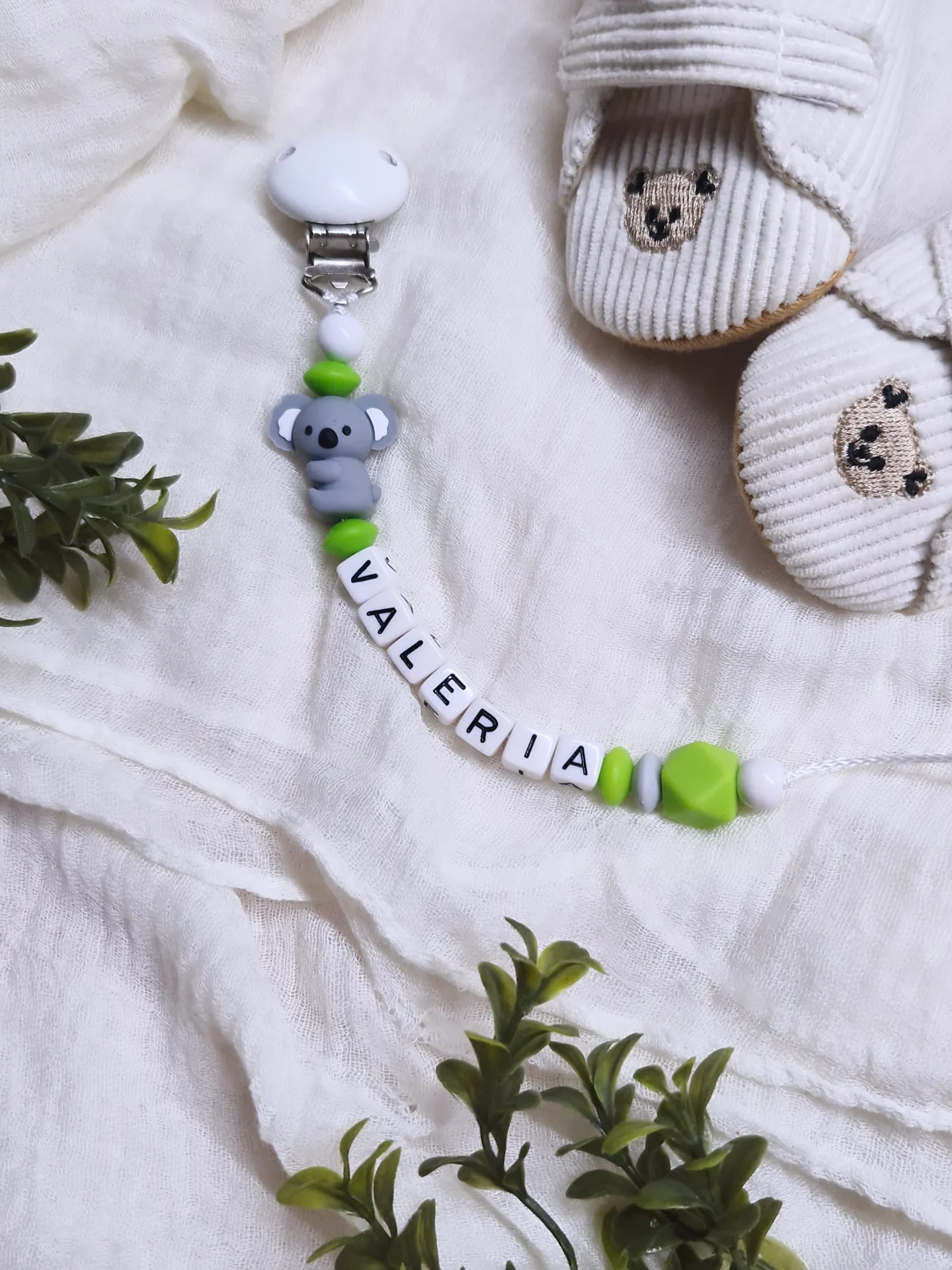 🐨Schnullerkette "ANTON" 💚 – Bild 3
