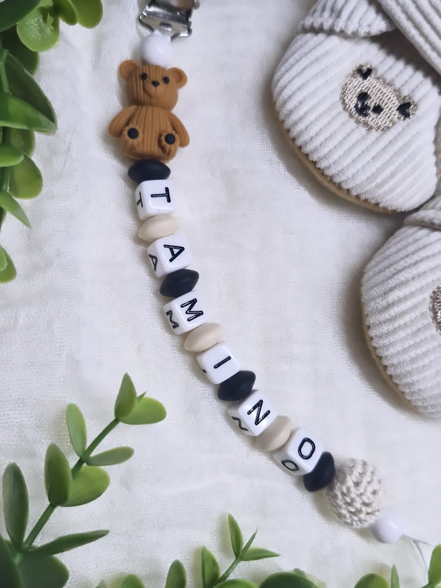 🖤Schnullerkette "TAMINO" 🧸 – Bild 2