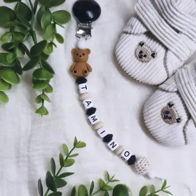 🖤Schnullerkette "TAMINO" 🧸