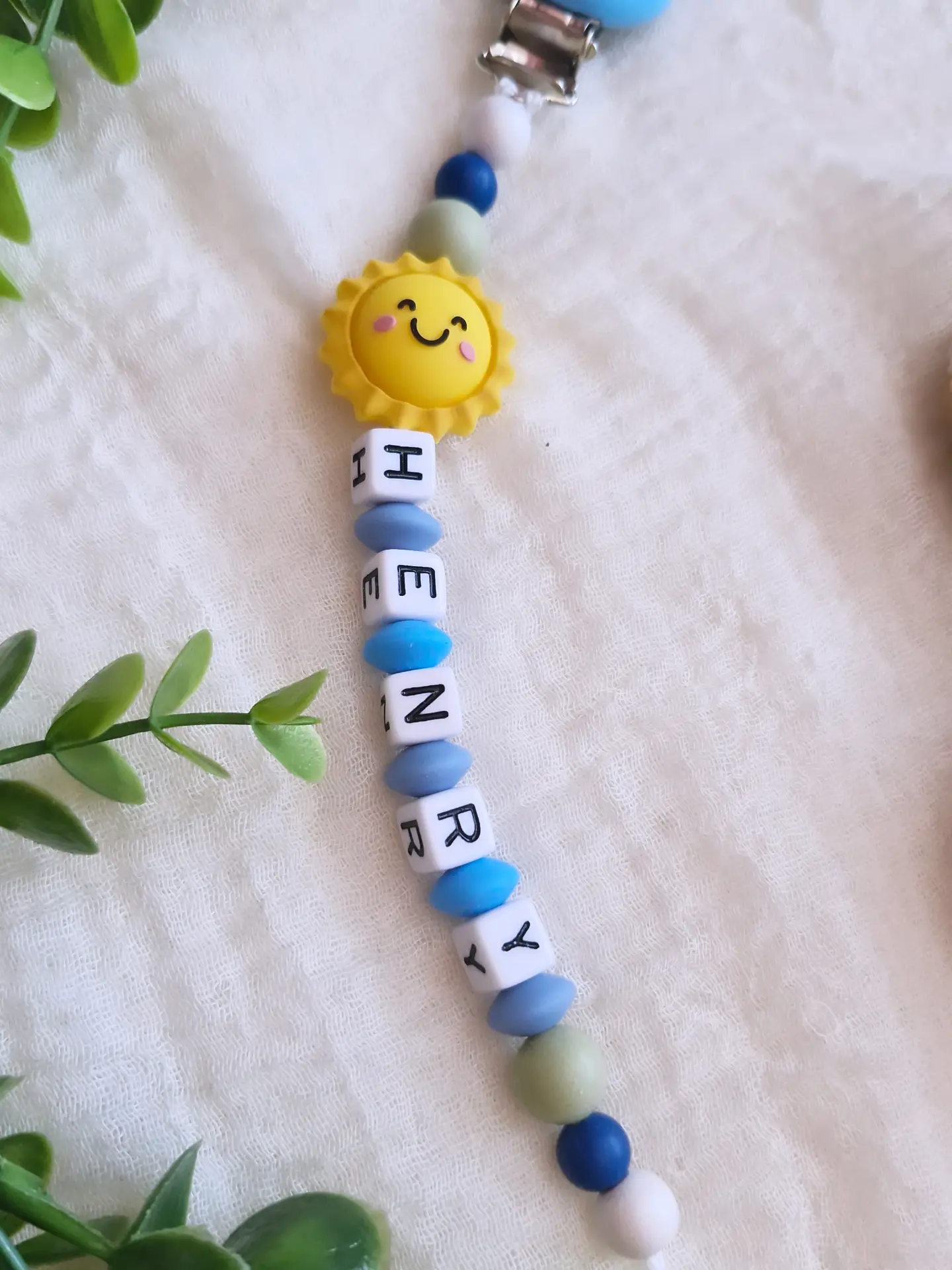 💙Schnullerkette "HENRY" 🌞 – Bild 2