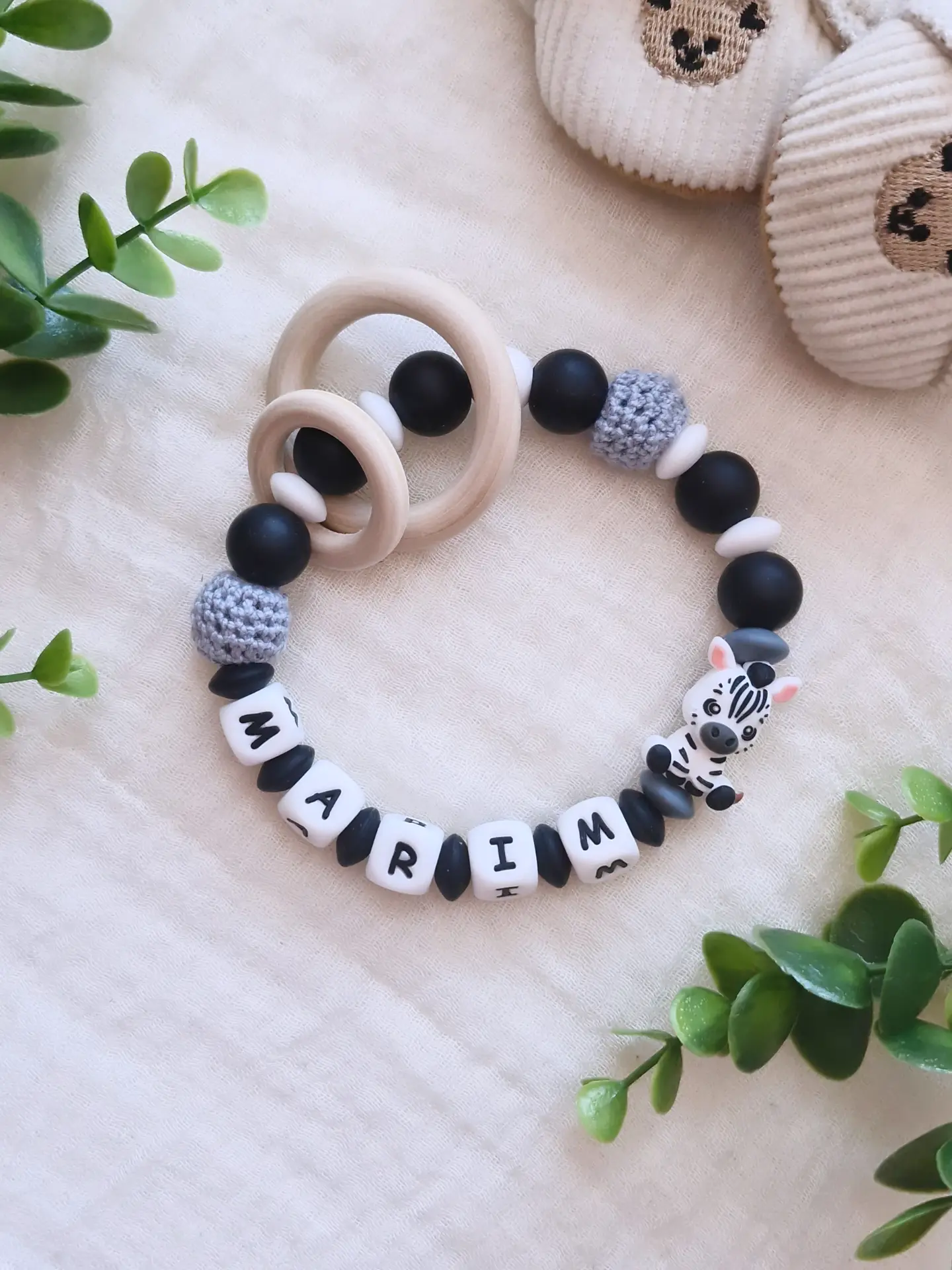 Beißring/ Greifring "MARIM" 🖤 – Bild 2