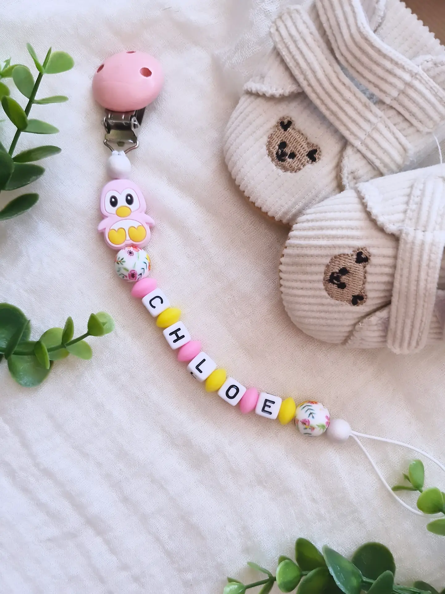 Schnullerkette "CHLOE" 🌸