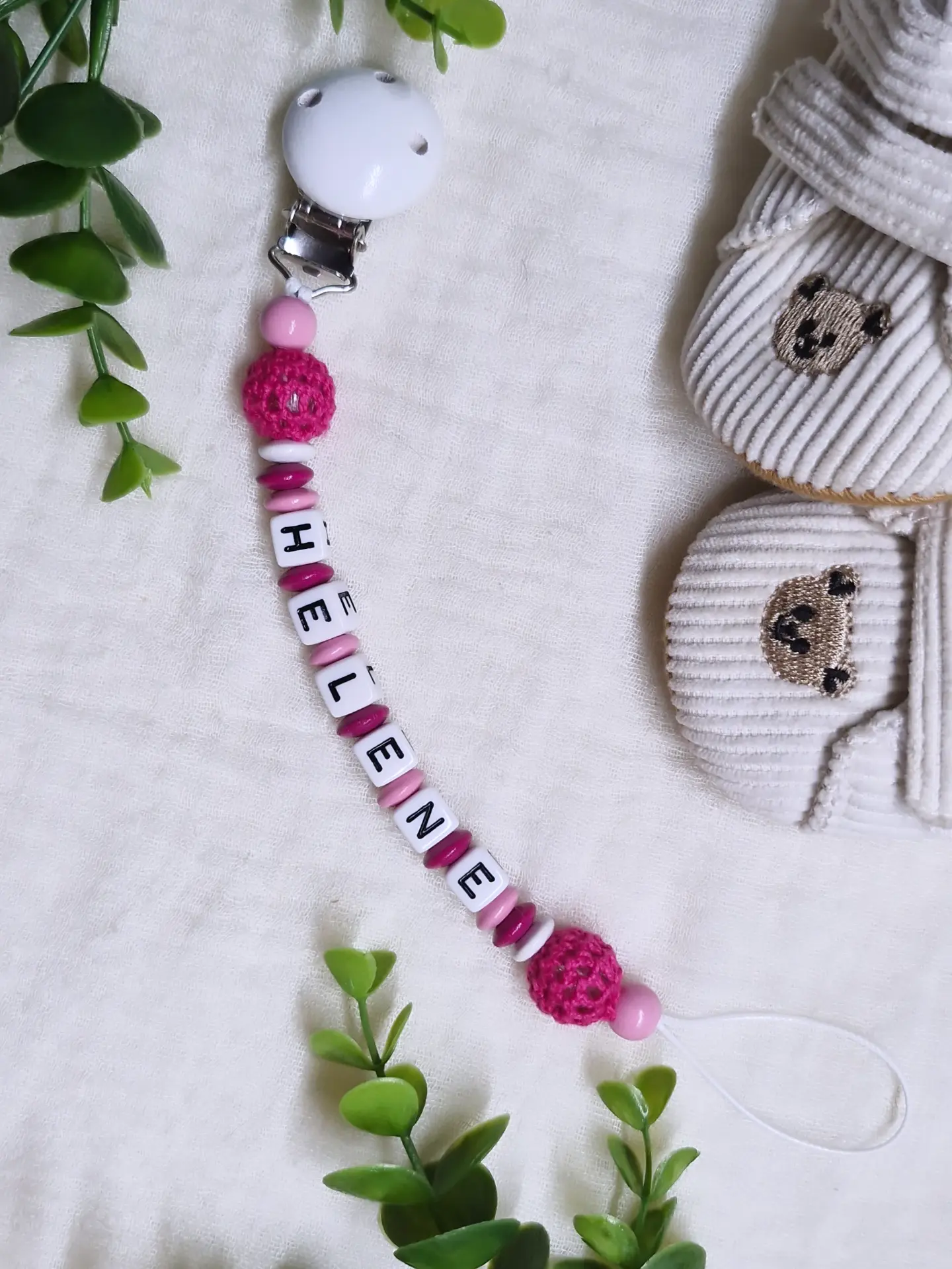 Schnullerkette "HELENE" 🌸 – Bild 3