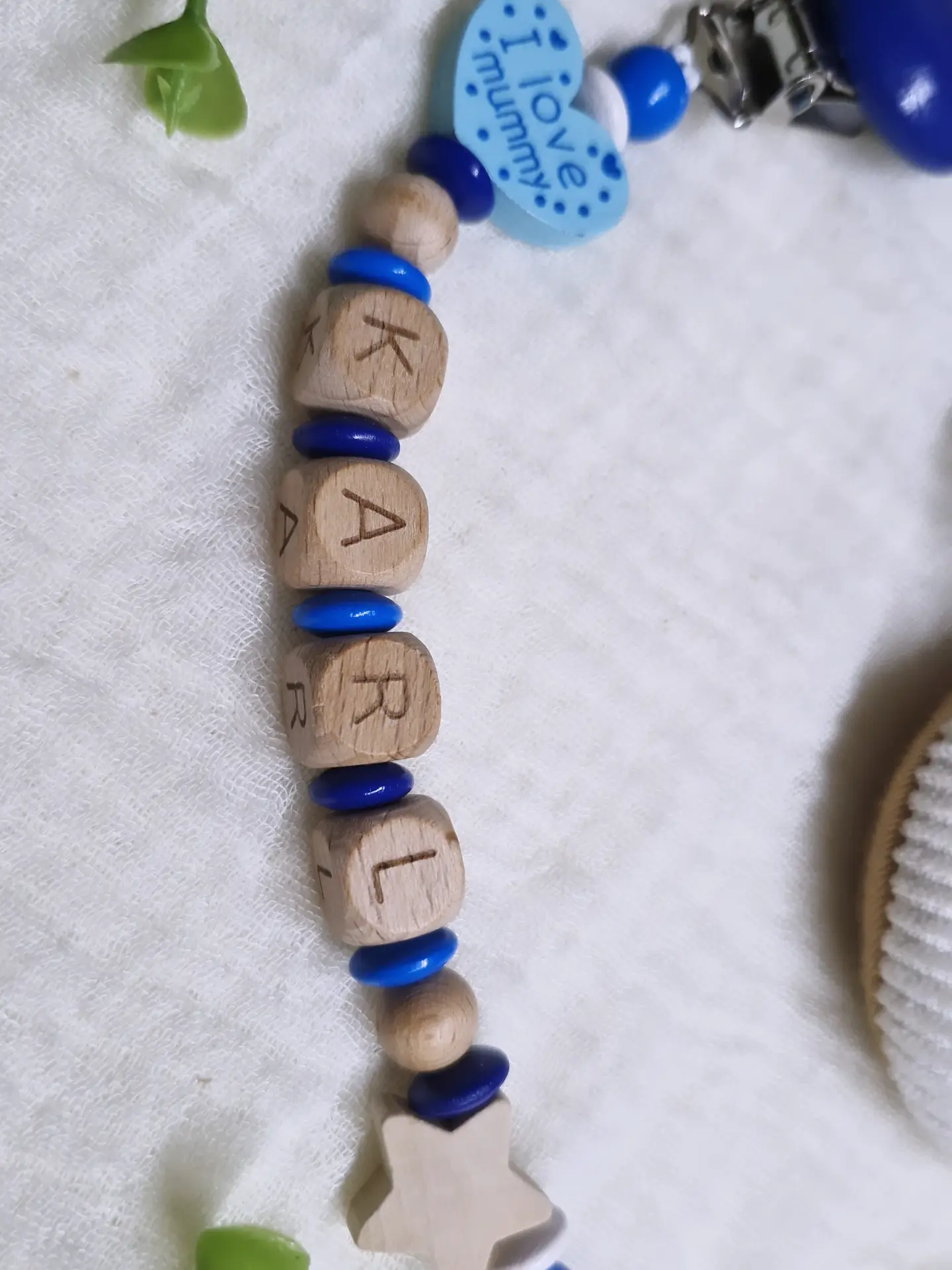 Schnullerkette "KARL" 💙 – Bild 3